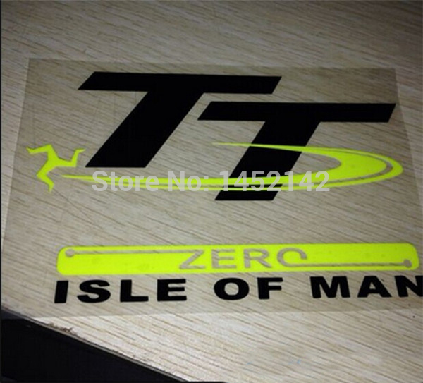 1pcs Isle of man  Ʈ TT ƼĿ motocross decals Manx T/T  SBK ƼĿ Superbike decals racing helmets